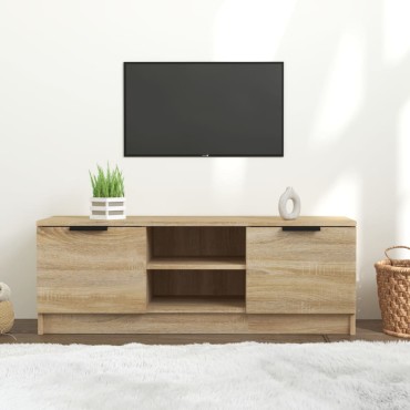 vidaXL Έπιπλο Τηλεόρασης Sonoma Δρυς 102x35x36,5cm Επεξεργασμένο Ξύλο