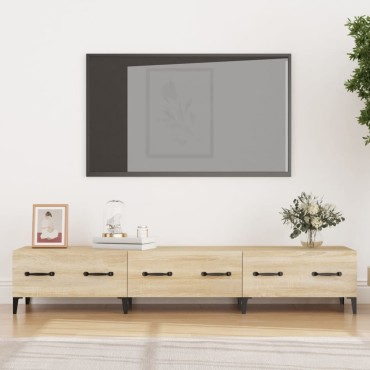 vidaXL Έπιπλο Τηλεόρασης Sonoma Δρυς 150x34,5x30cm από Επεξεργ. Ξύλο