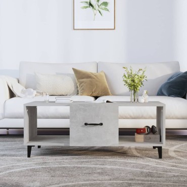 vidaXL Τραπεζάκι Σαλονιού Γκρι Σκυρ. 102x50x40cm Επεξεργασμένο Ξύλο 1 τεμ.