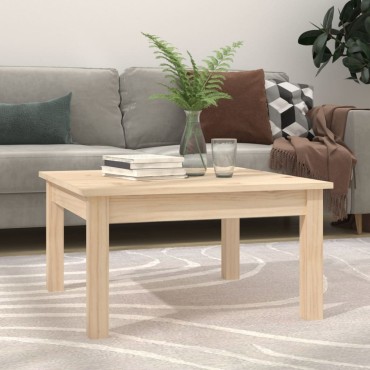 vidaXL Τραπεζάκι Σαλονιού 55x55x30cm από Μασίφ Ξύλο Πεύκου 1 τεμ.