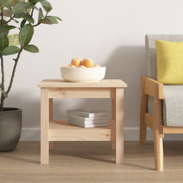vidaXL Τραπεζάκι Σαλονιού 45x45x40cm από Μασίφ Ξύλο Πεύκου 1 τεμ.