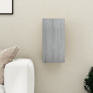 vidaXL Έπιπλο Τηλεόρασης Γκρι Sonoma 30,5x30x60cm από Επεξεργ. Ξύλο