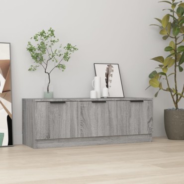 vidaXL Έπιπλο Τηλεόρασης Γκρι Sonoma 102x35x36,5cm Επεξεργασμένο Ξύλο