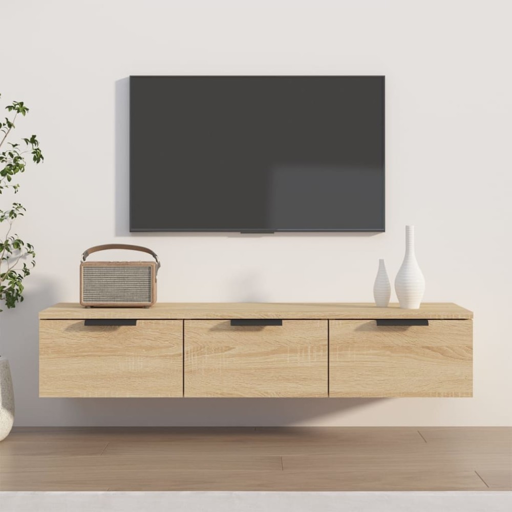 vidaXL Ντουλάπι Τοίχου Sonoma Δρυς 102x30x20cm Επεξεργασμένο Ξύλο 1 τεμ.