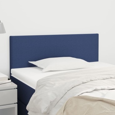vidaXL Κεφαλάρι Κρεβατιού Μπλε 90x5x78/88cm Υφασμάτινο 1 τεμ.