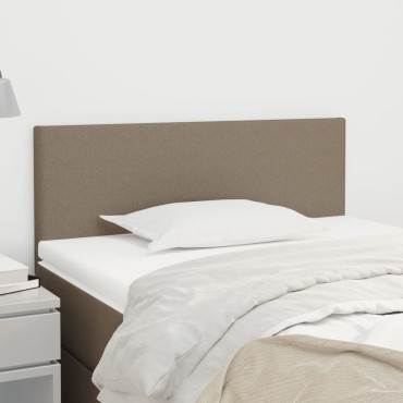 vidaXL Κεφαλάρι Κρεβατιού Taupe 100x5x78/88cm Υφασμάτινο 1 τεμ.