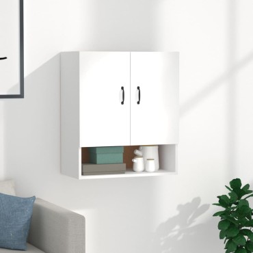 vidaXL Ντουλάπι Τοίχου Λευκό 60x31x70cm από Επεξεργασμένο Ξύλο 1 τεμ.