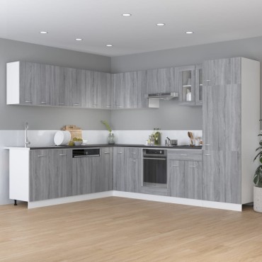 vidaXL Έπιπλο Με Συρτάρι Lyon Γκρι Sonoma 60x46x81,5cm Επεξεργ. Ξύλο