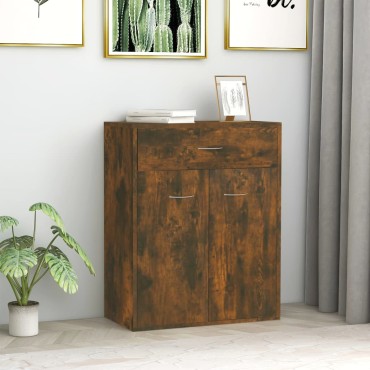 vidaXL Ντουλάπι Καπνιστή Δρυς 60x30x75cm από Επεξεργασμένο Ξύλο 1 τεμ.