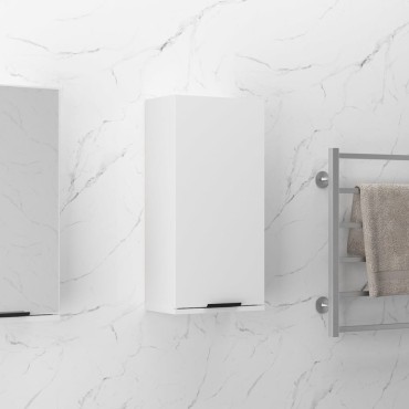 vidaXL Ντουλάπι Μπάνιου Επιτοίχιο Λευκό 32x20x67cm 1 τεμ.