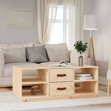 vidaXL Τραπεζάκι Σαλονιού 100x50x41cm Μασίφ Ξύλο Πεύκου 1 τεμ.