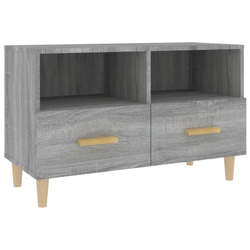 vidaXL Έπιπλο Τηλεόρασης Γκρι Sonoma 80x36x50cm από Επεξεργ. Ξύλο