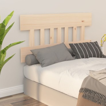 vidaXL Κεφαλάρι Κρεβατιού 183,5x3x81cm από Μασίφ Ξύλο Πεύκου 1 τεμ.