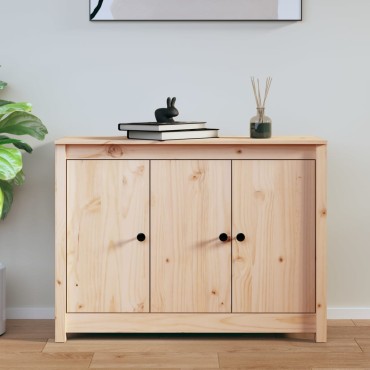 vidaXL Ντουλάπι 100x35x74cm από Μασίφ Ξύλο Πεύκου 1 τεμ.