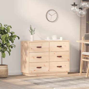 vidaXL Ντουλάπι 100x40x75cm από Μασίφ Ξύλο Πεύκου 1 τεμ.