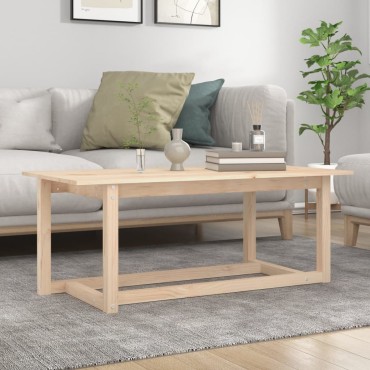 vidaXL Τραπεζάκι Σαλονιού 110x55x45cm από Μασίφ Ξύλο Πεύκου 1 τεμ.