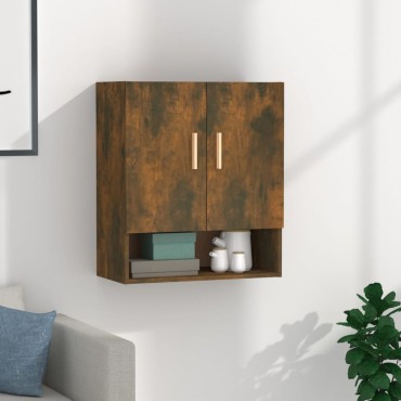 vidaXL Ντουλάπι Τοίχου Καπνιστή Δρυς 60x31x70cm Επεξεργασμένο Ξύλο 1 τεμ.