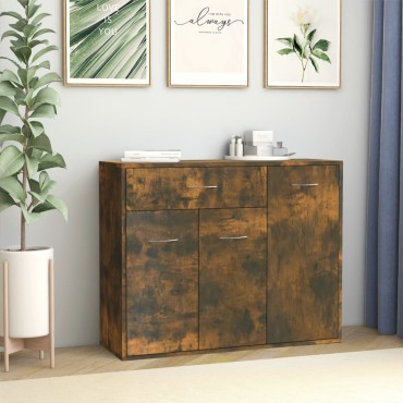 vidaXL Ντουλάπι Καπνιστή Δρυς 88x30x70cm από Επεξεργασμένο Ξύλο 1 τεμ.