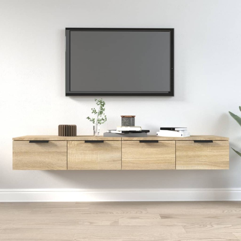 vidaXL Ντουλάπια Τοίχου 2 τεμ. Sonoma Δρυς 68x30x20cm Επεξ. Ξύλο