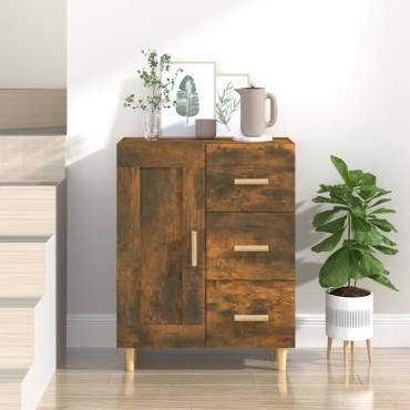 vidaXL Ντουλάπι Καπνιστή Δρυς 69,5x34x90cm Επεξεργασμένο Ξύλο 1 τεμ.