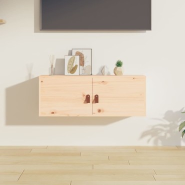 vidaXL Ντουλάπι Τοίχου 80x30x30cm από Μασίφ Ξύλο Πεύκου 1 τεμ.