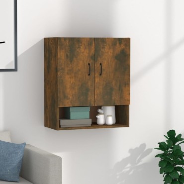vidaXL Ντουλάπι Τοίχου Καπνιστή Δρυς 60x31x70cm Επεξεργασμένο Ξύλο 1 τεμ.
