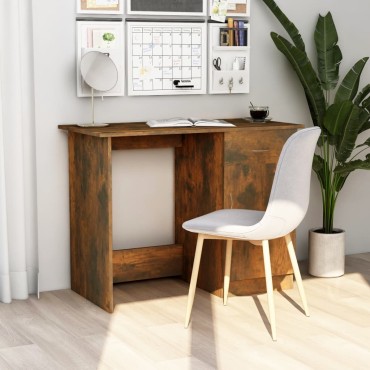 vidaXL Γραφείο Καπνιστή Δρυς 100x50x76cm από Επεξεργασμένο Ξύλο 1 τεμ.