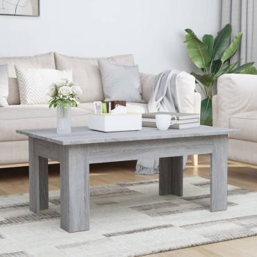 vidaXL Τραπεζάκι Σαλονιού Γκρι Sonoma 100x60x42cm Επεξεργασμένο Ξύλο 1 τεμ.