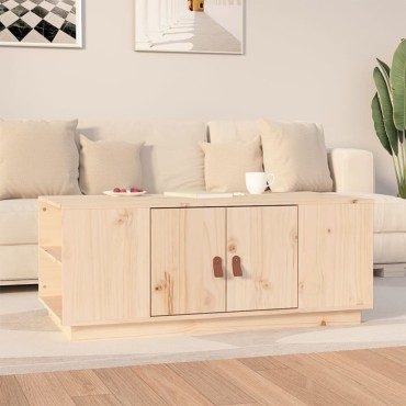 vidaXL Τραπεζάκι Σαλονιού 100x50x41cm από Μασίφ Ξύλο Πεύκου 1 τεμ.