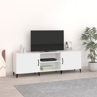 vidaXL Έπιπλο Τηλεόρασης Λευκό 150x30x50cm από Επεξεργασμένο Ξύλο