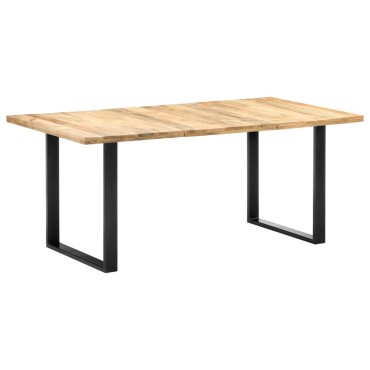 vidaXL Τραπεζαρία 180x90x76cm από Μασίφ Ξύλο Μάνγκο 1 τεμ.