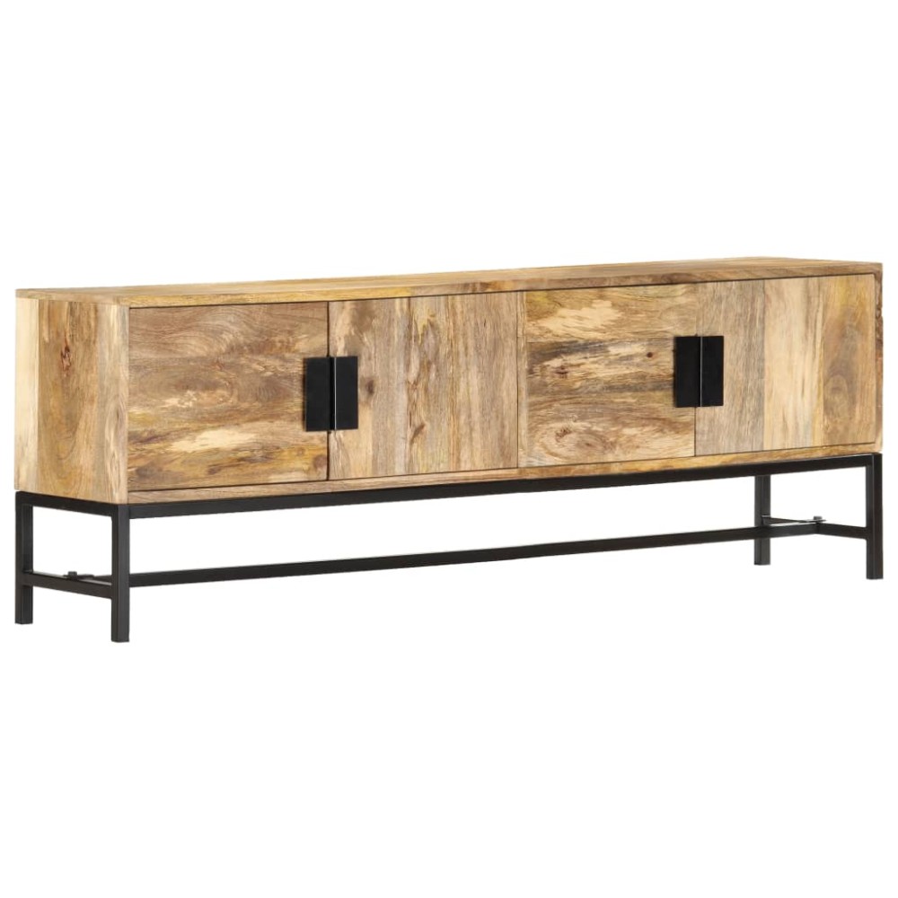 vidaXL Έπιπλο Τηλεόρασης 140x30x50cm από Μασίφ Ξύλο Μάνγκο