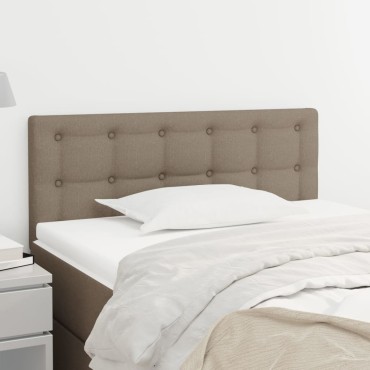 vidaXL Κεφαλάρι Κρεβατιού Taupe 80x5x78/88cm Υφασμάτινο 1 τεμ.
