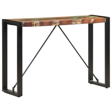 vidaXL Κονσόλα Τραπέζι 110x35x76cm από Μασίφ Ανακυκλωμένο Ξύλο 1 τεμ.