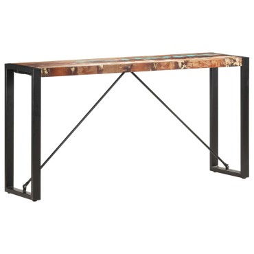 vidaXL Τραπέζι Κονσόλα 150x35x76cm από Μασίφ Ανακυκλωμένο Ξύλο 1 τεμ.