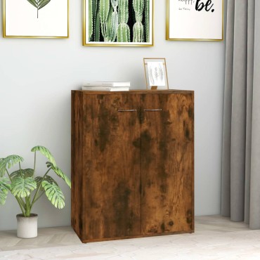 vidaXL Ντουλάπι Καπνιστή Δρυς 60x30x75cm από Επεξεργασμένο Ξύλο 1 τεμ.