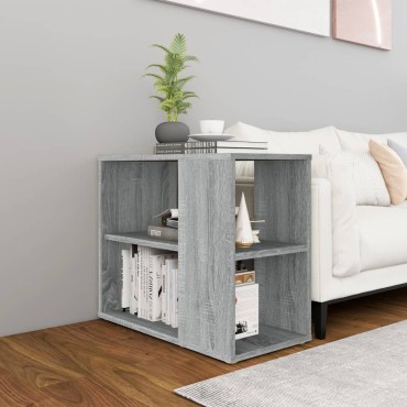 vidaXL Βοηθητικό Έπιπλο6 Γκρι Sonoma 80x30x50cm από Επεξεργ. Ξύλο 1 τεμ.