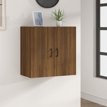 vidaXL Ντουλάπι Τοίχου Καφέ Δρυς 60x31x60cm από Επεξεργασμένο Ξύλο 1 τεμ.