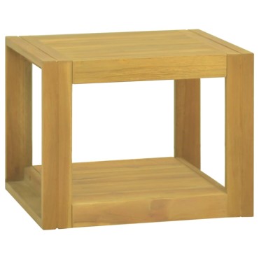 vidaXL Έπιπλο Μπάνιου Επιτοίχιο 45x45x35cm από Μασίφ Ξύλο Teak 1 τεμ.
