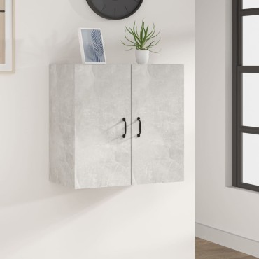 vidaXL Ντουλάπι Τοίχου Γκρι Σκυρ. 60x31x60cm Επεξεργασμένο Ξύλο 1 τεμ.