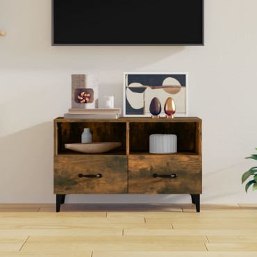 vidaXL Έπιπλο Τηλεόρασης Καπνιστή Δρυς 80x36x50cm Επεξ. Ξύλο