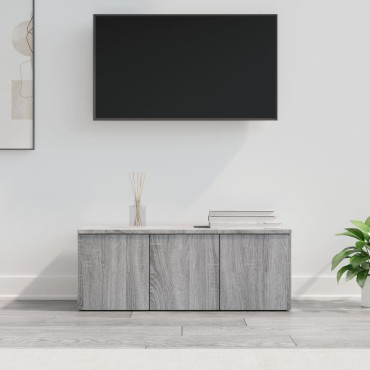 vidaXL Έπιπλο Τηλεόρασης Γκρι Sonoma 80x34x30cm από Επεξεργ. Ξύλο