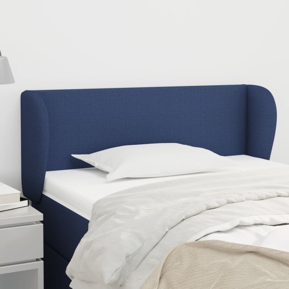 vidaXL Κεφαλάρι με Πτερύγια Μπλε 93x23x78/88cm Υφασμάτινο 1 τεμ.
