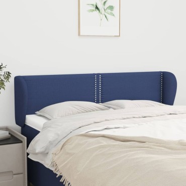 vidaXL Κεφαλάρι με Πτερύγια Μπλε 147x23x78/88cm Υφασμάτινο 1 τεμ.