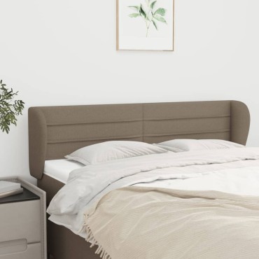 vidaXL Κεφαλάρι με Πτερύγια Taupe 147x23x78/88cm Υφασμάτινο 1 τεμ.