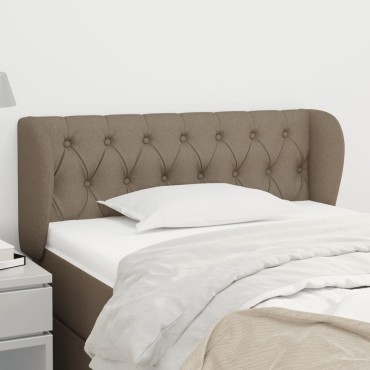 vidaXL Κεφαλάρι με Πτερύγια Taupe 93x23x78/88cm Υφασμάτινο 1 τεμ.