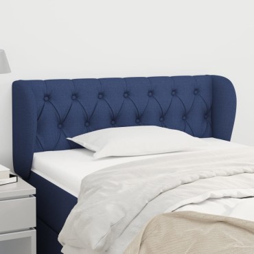 vidaXL Κεφαλάρι με Πτερύγια Μπλε 103x23x78/88cm Υφασμάτινο 1 τεμ.
