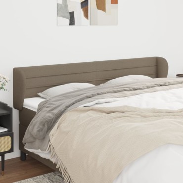 vidaXL Κεφαλάρι με Πτερύγια Taupe 183x23x78/88cm Υφασμάτινο 1 τεμ.