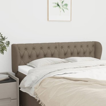 vidaXL Κεφαλάρι με Πτερύγια Taupe 163x23x78/88cm Υφασμάτινο 1 τεμ.