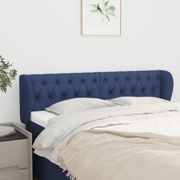vidaXL Κεφαλάρι με Πτερύγια Μπλε 163x23x78/88cm Υφασμάτινο 1 τεμ.